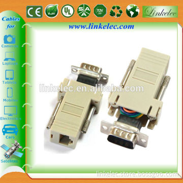 High speed rs232 db9 serial to rj45 cable adapter wholesale